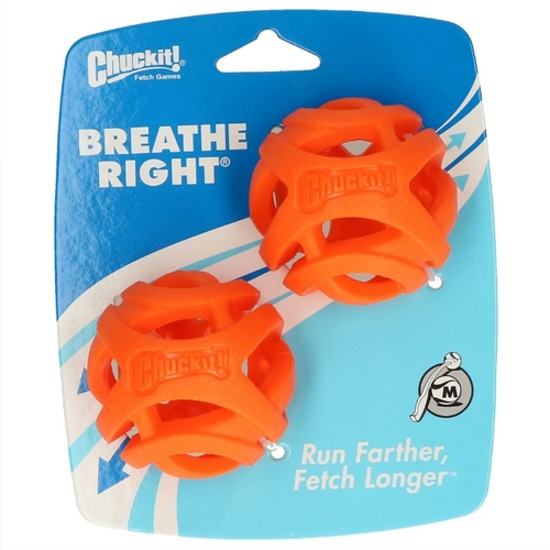 Chuckit! Breathe Right Fetch Ball M (2-pack)